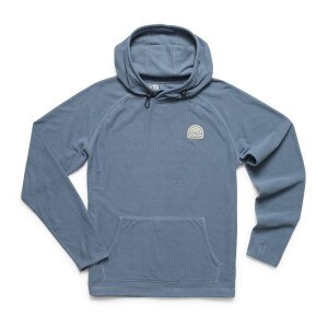 Howler Bros Palo Duro Fleece Hoodie Men's in Mirage Blue